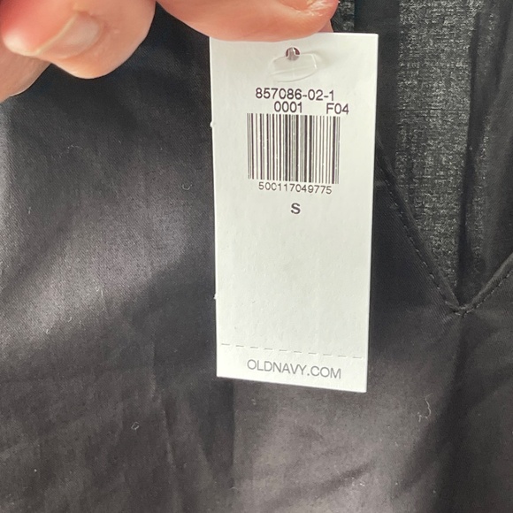 A2 - #103 OLD NAVY Long Sleeve Black Blouse, size small - Picture 4 of 5